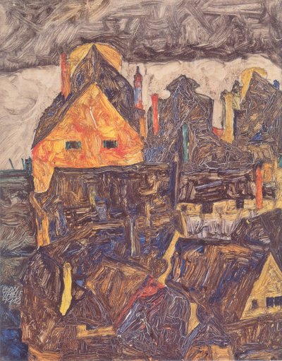 The Old City I (Dead City V) by Egon Schiele